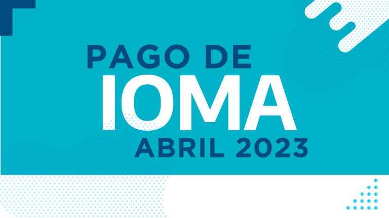 PAGO IOMA: 04/2023