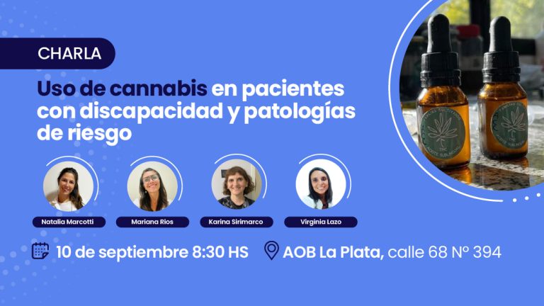 Charla gratuita «Uso de cannabis en pacientes con discapacidad y patologías de riesgo»