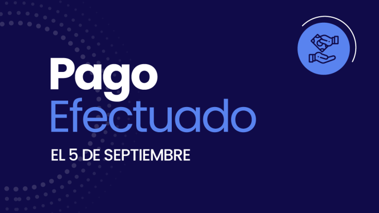 Pago efectuado el 5 de septiembre