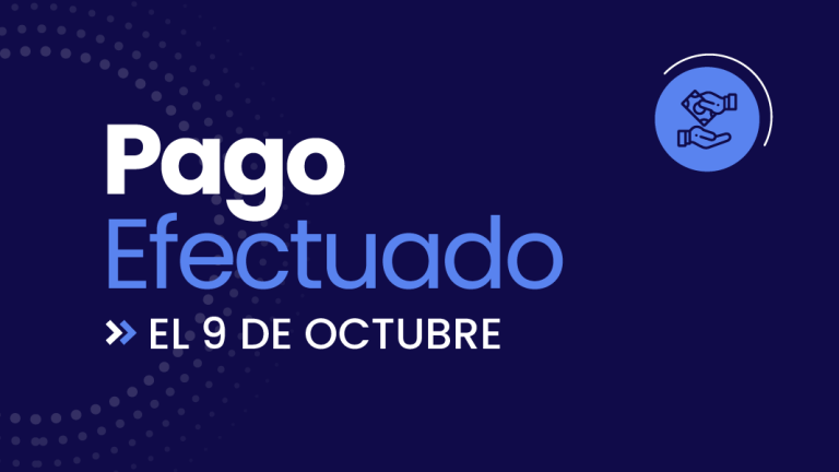 Pago efectuado el 9 de octubre
